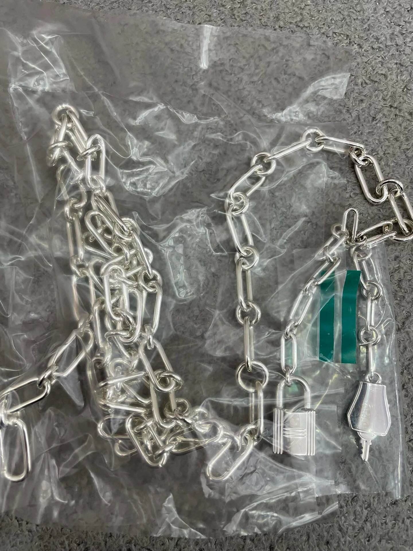 Hermès Kelly Sac Bijou Chaine in Sterling Silver - Image 15