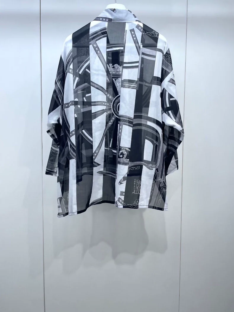 Hermès black & white top - Image 2