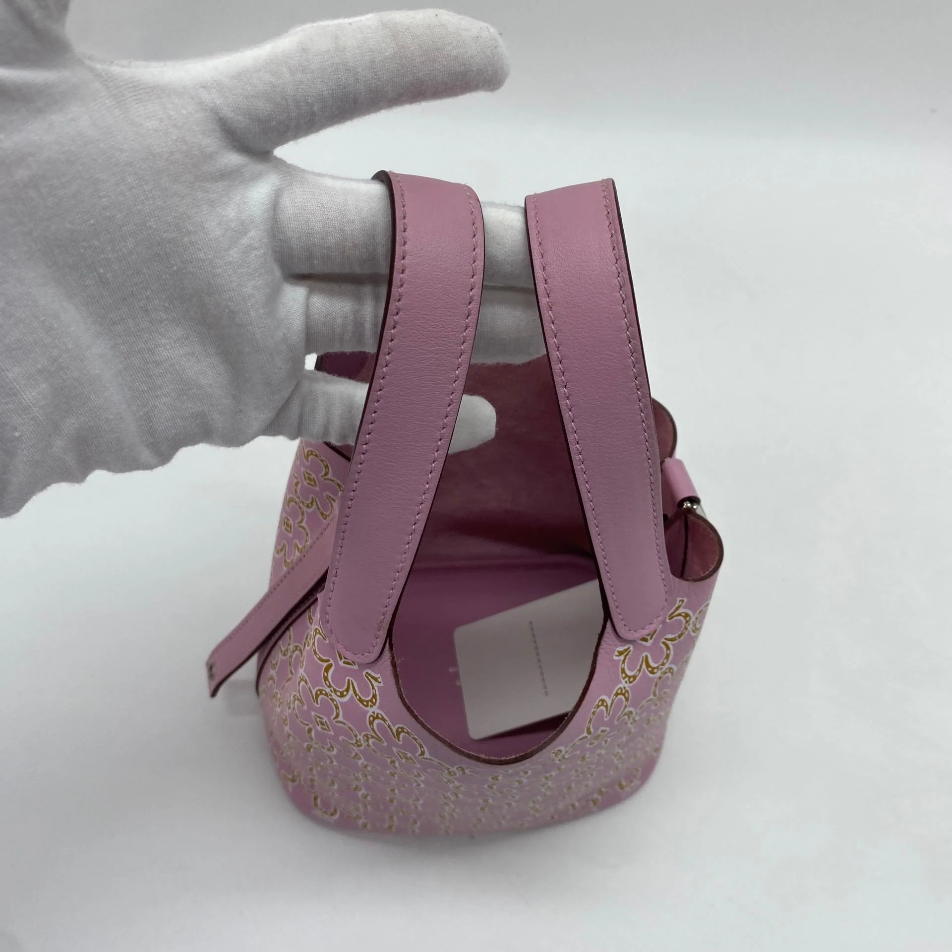 HERMÈS LUCKY DAISY MICRO PICOTIN 14, SWIFT, MAUVE SYLVESTRE - Image 8