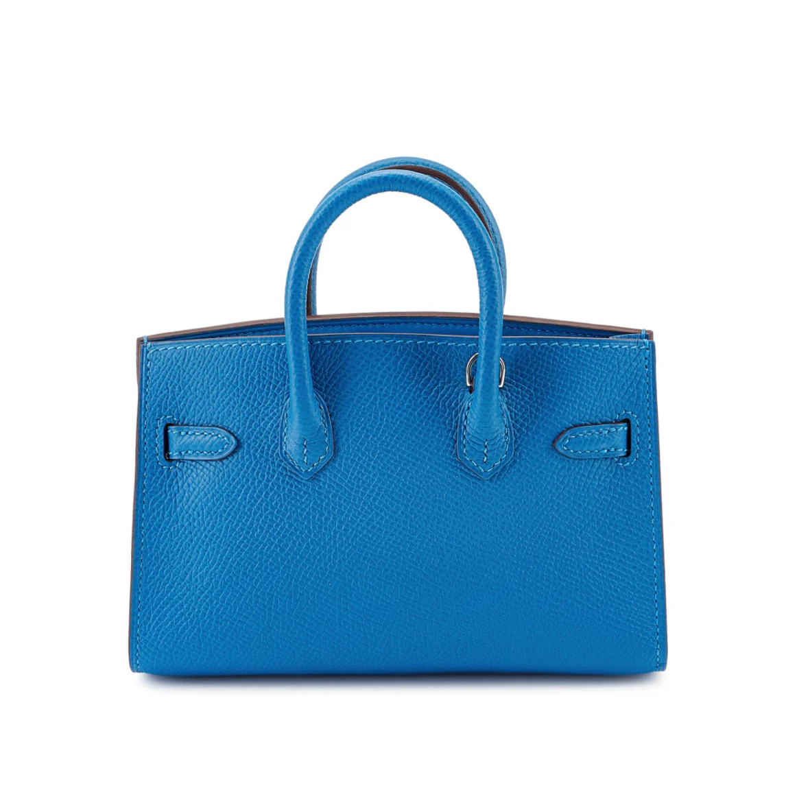 Hermès Micro Birkin 15 Bleu Mykonos Epsom Lether palladium Hardware - Image 3