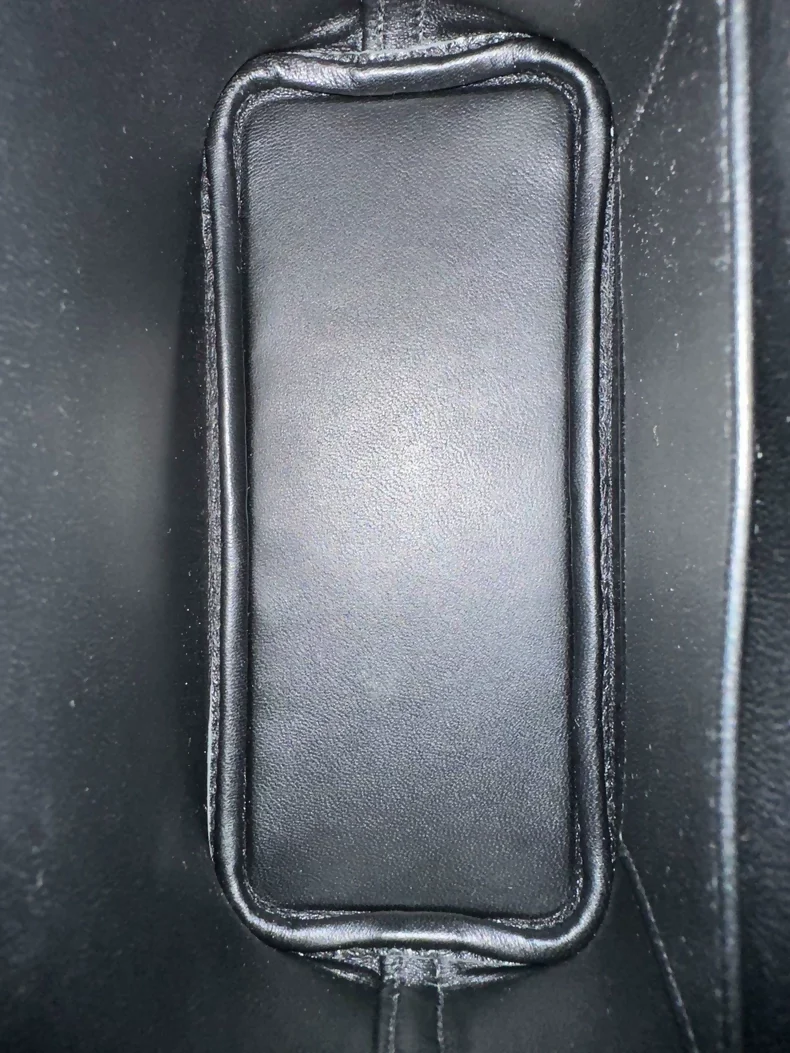 Hermes mini bolide black goat leather palladium hardware - Image 2