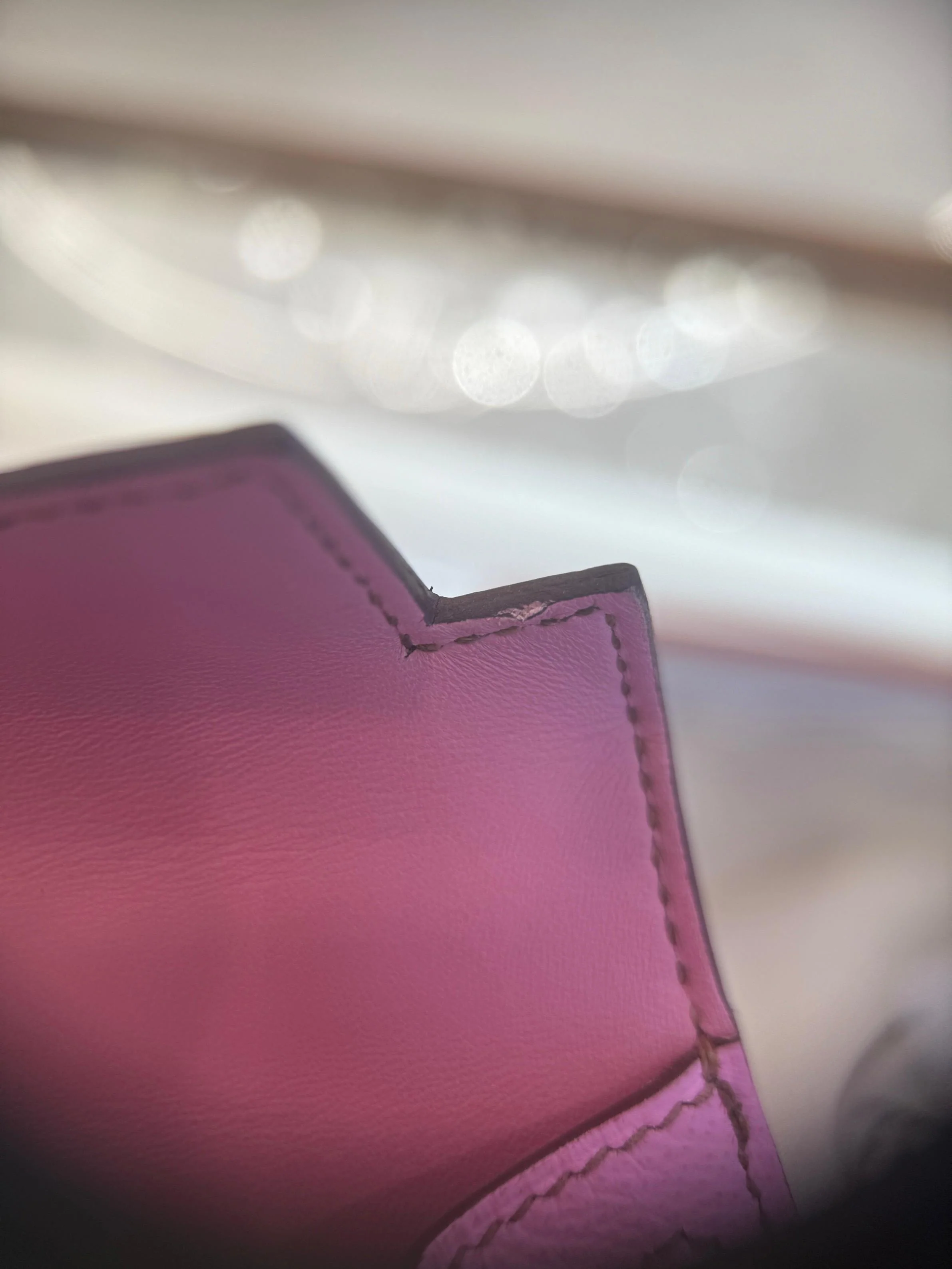 Hermes Mini Kelly 20 5P Pink Bubblegum Chèvre Leather with Palladium Hardware - Image 6