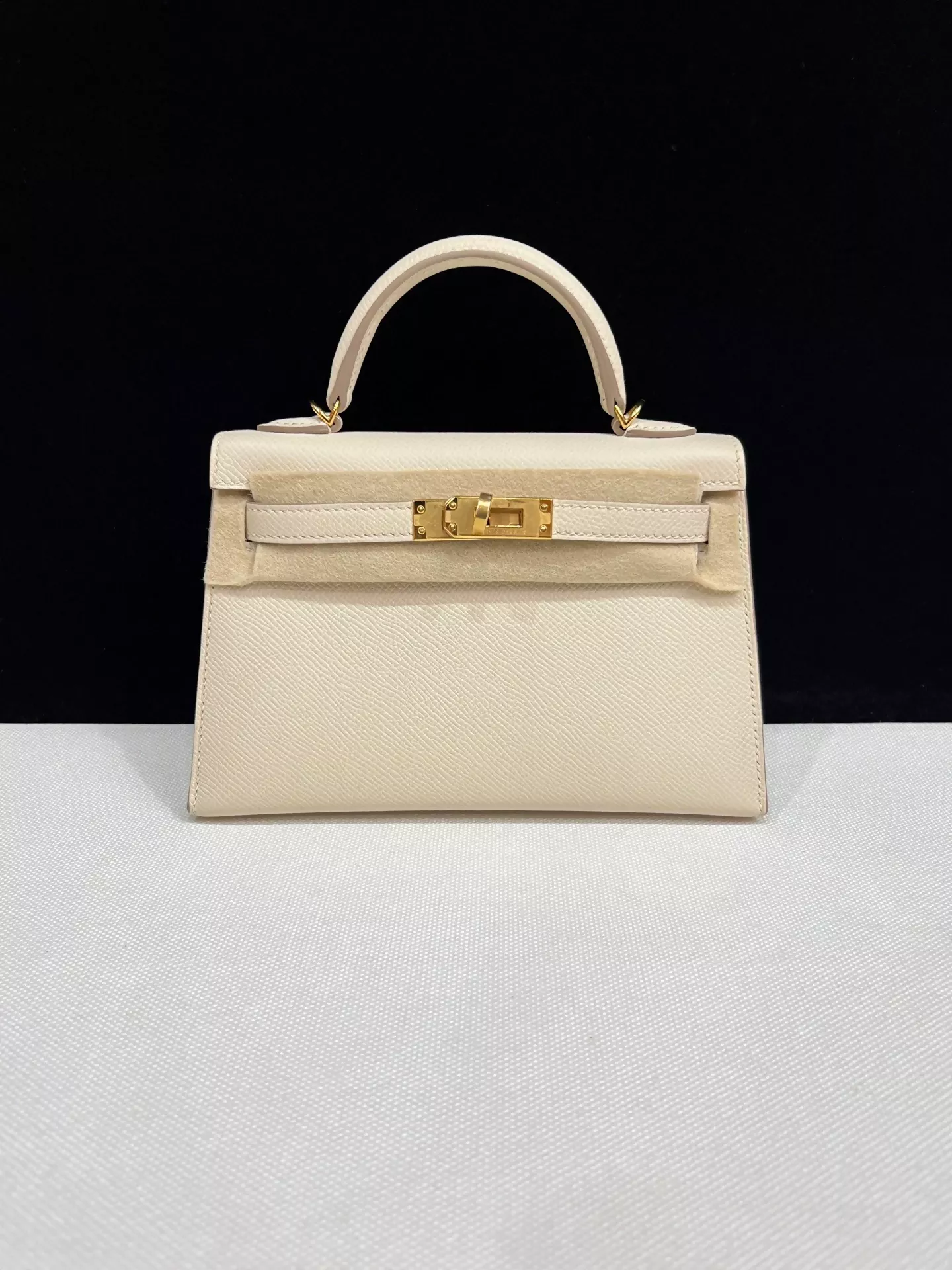 Hermes Mini Kelly 20 craie Epsom leather gold hardware - Image 2