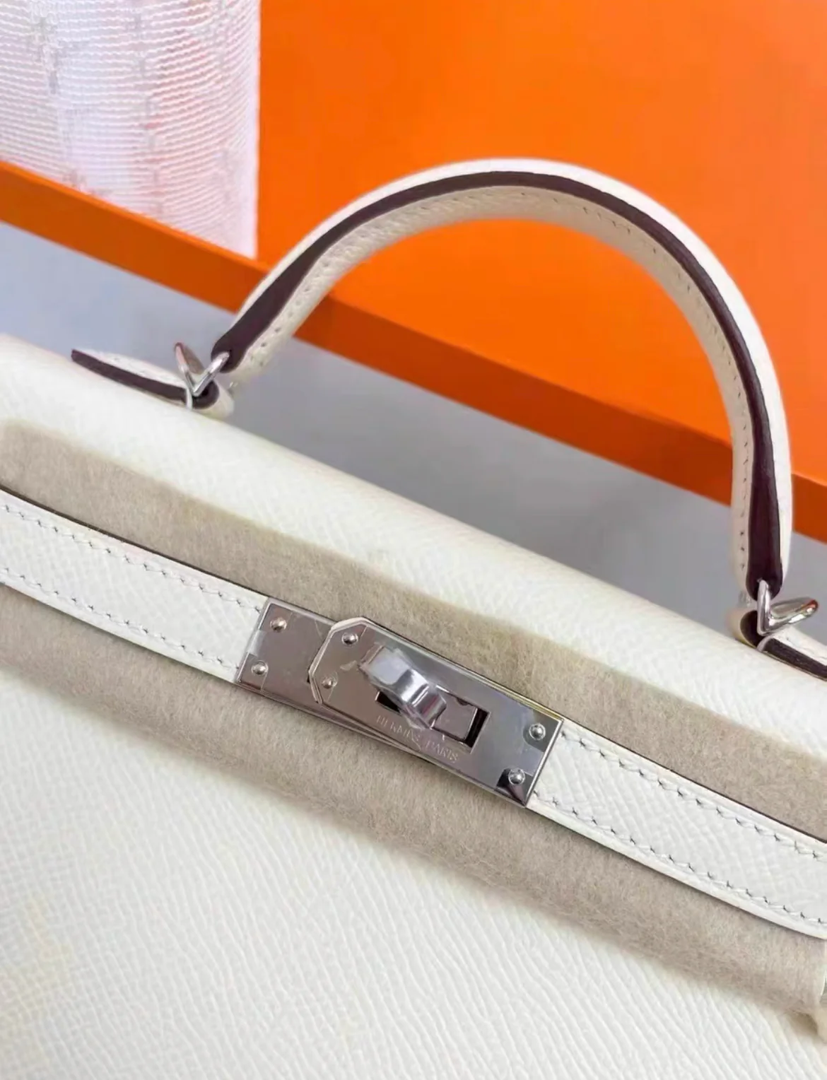 Hermes mini kelly nata epsom palladium hardware - Image 2