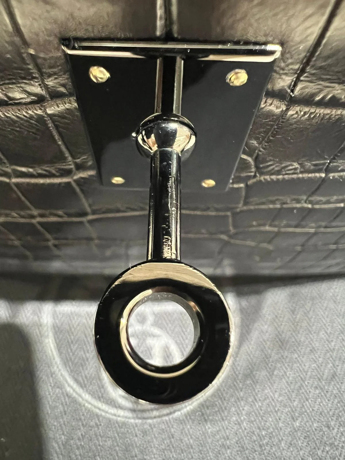 Hermès Mini Kelly Pochette So Black Matte Crocodile - Image 12