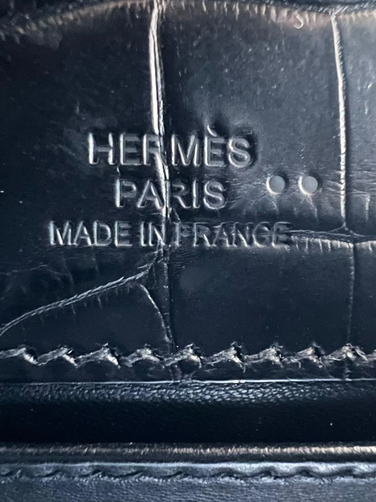 Hermès Mini Kelly Pochette So Black Matte Crocodile - Image 16
