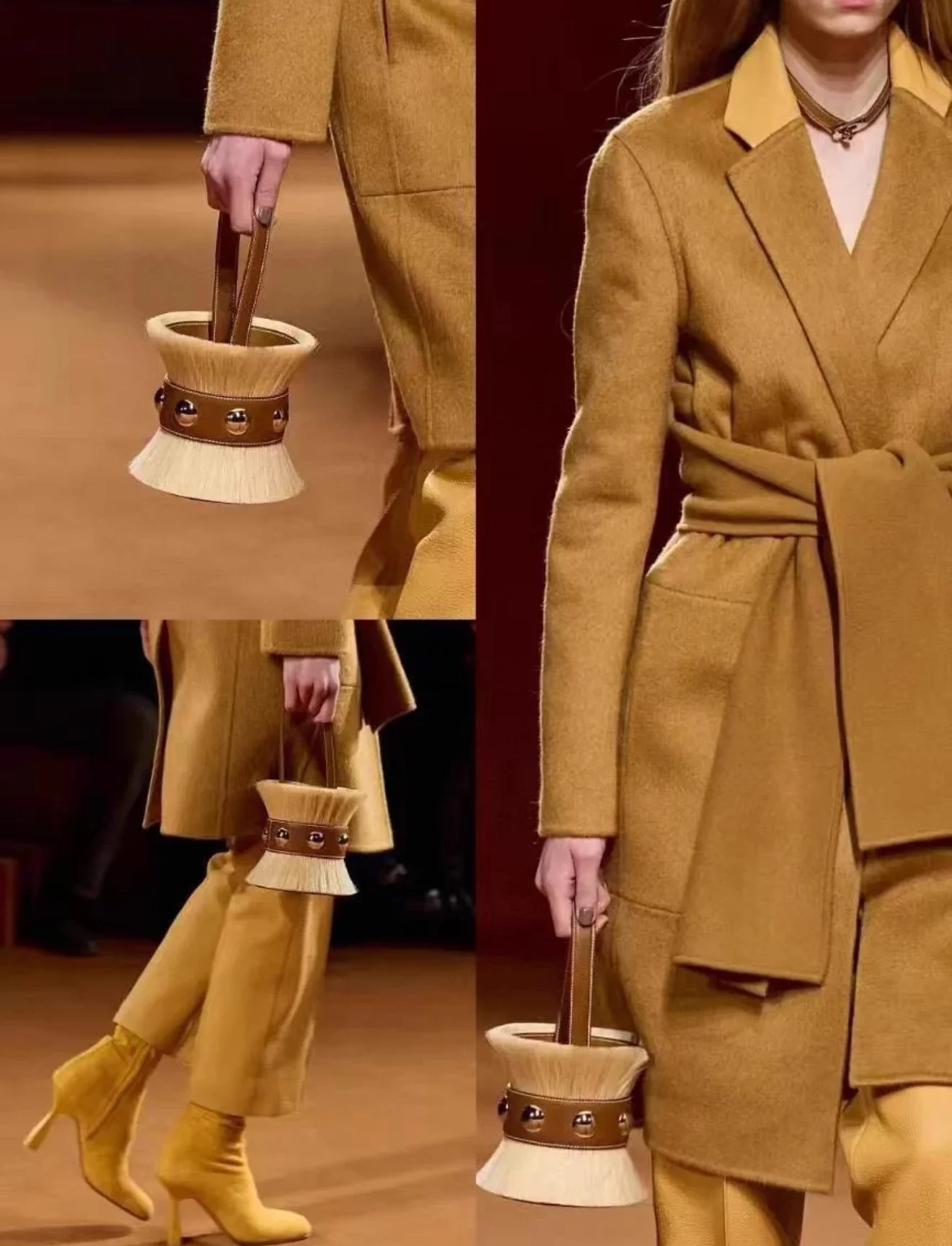 Hermès Mini Medor Crin de Cheval Barenia Fauve - Image 2