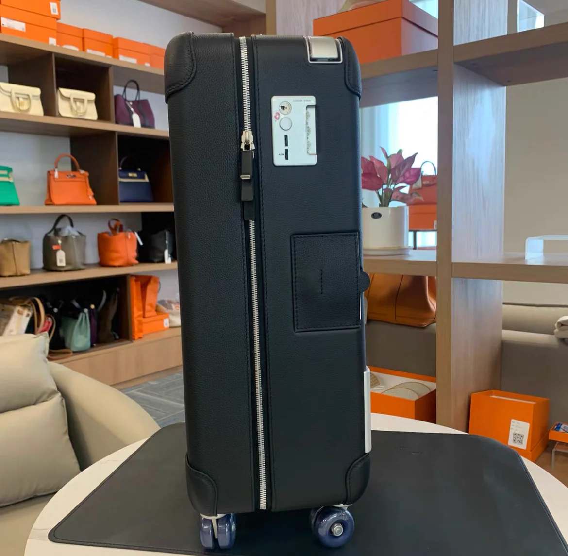 Hermès R.M.S. Odyssey Cabine 55 Rolling Suitcase Multicolor Canvas - Image 3