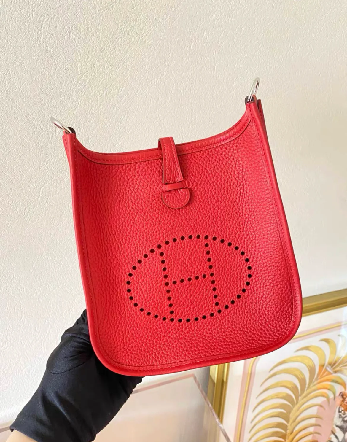 Hermès Red Evelyn Bag - Image 2