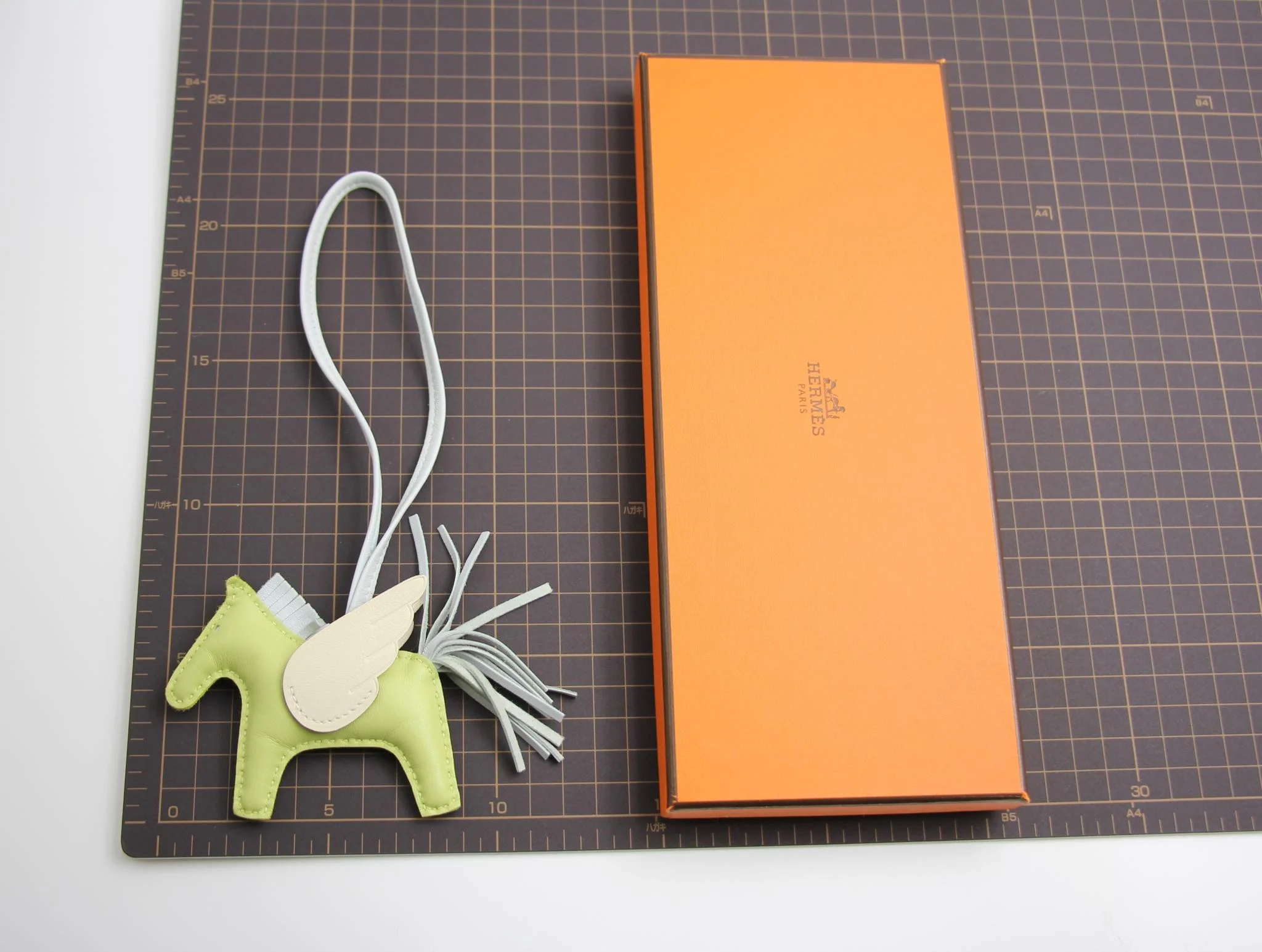 Hermès Rodeo Pegase Pm Bag Charm In Jaune Bourgeon Blue Brume Nata - Image 15
