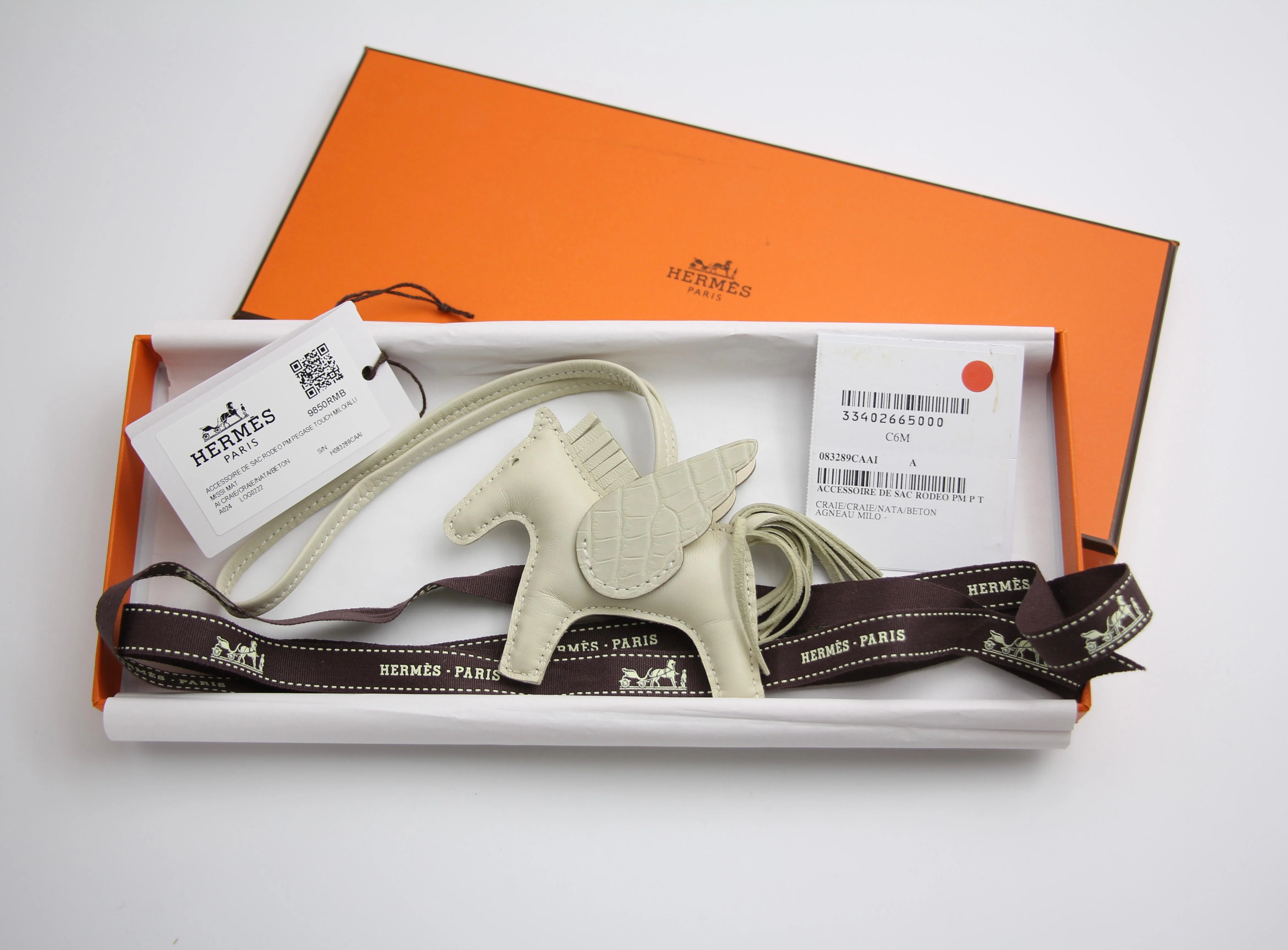 Hermès Rodeo Pm Pegase Touch Milo Alli Missi Matai Ai Craie Craie Nata - Image 2