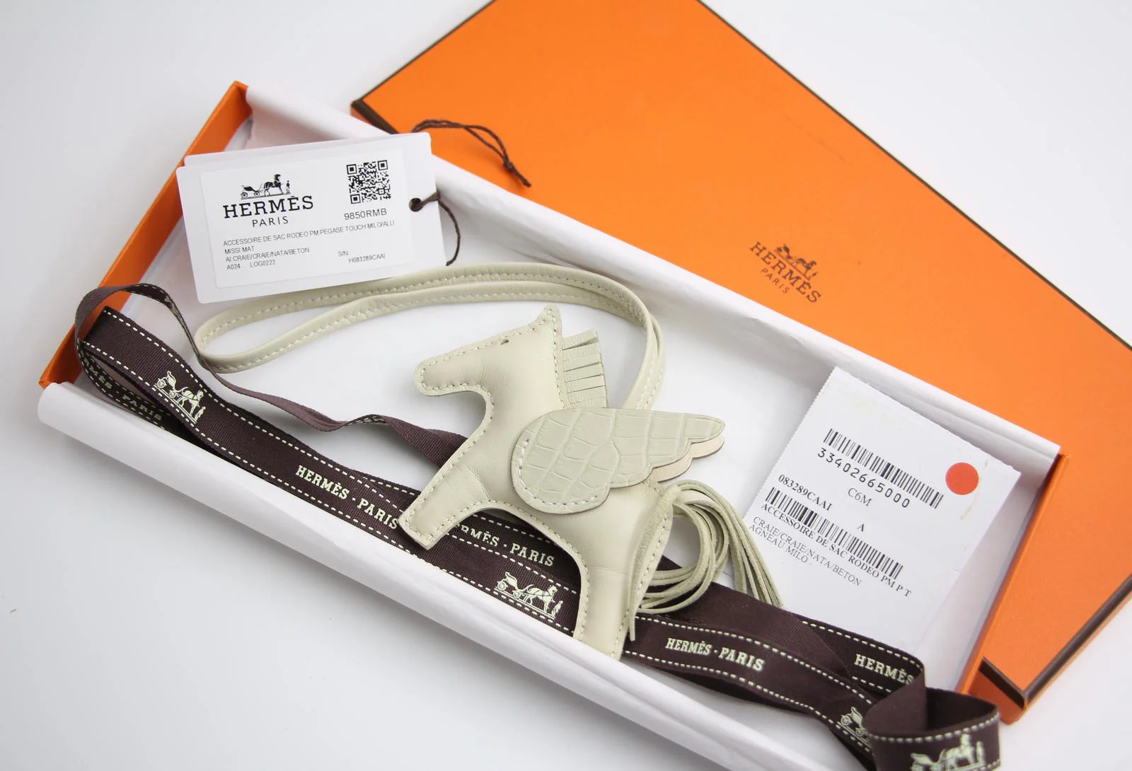 Hermès Rodeo Pm Pegase Touch Milo Alli Missi Matai Ai Craie Craie Nata - Image 3