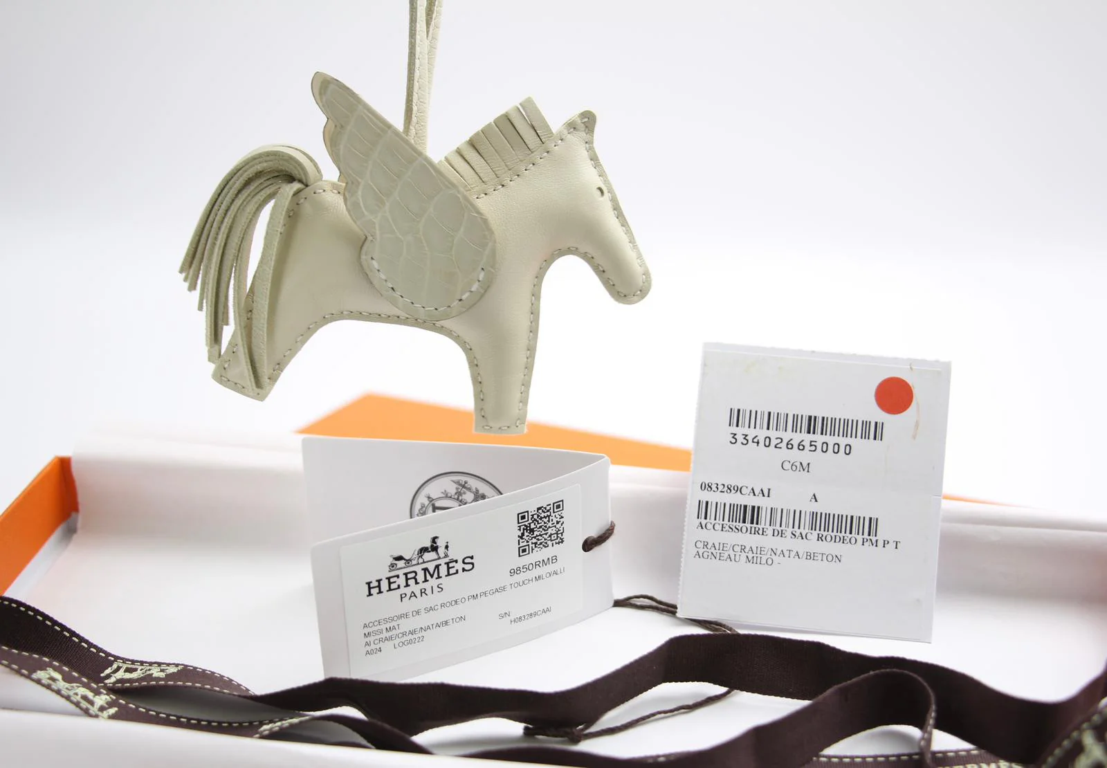 Hermès Rodeo Pm Pegase Touch Milo Alli Missi Matai Ai Craie Craie Nata - Image 4
