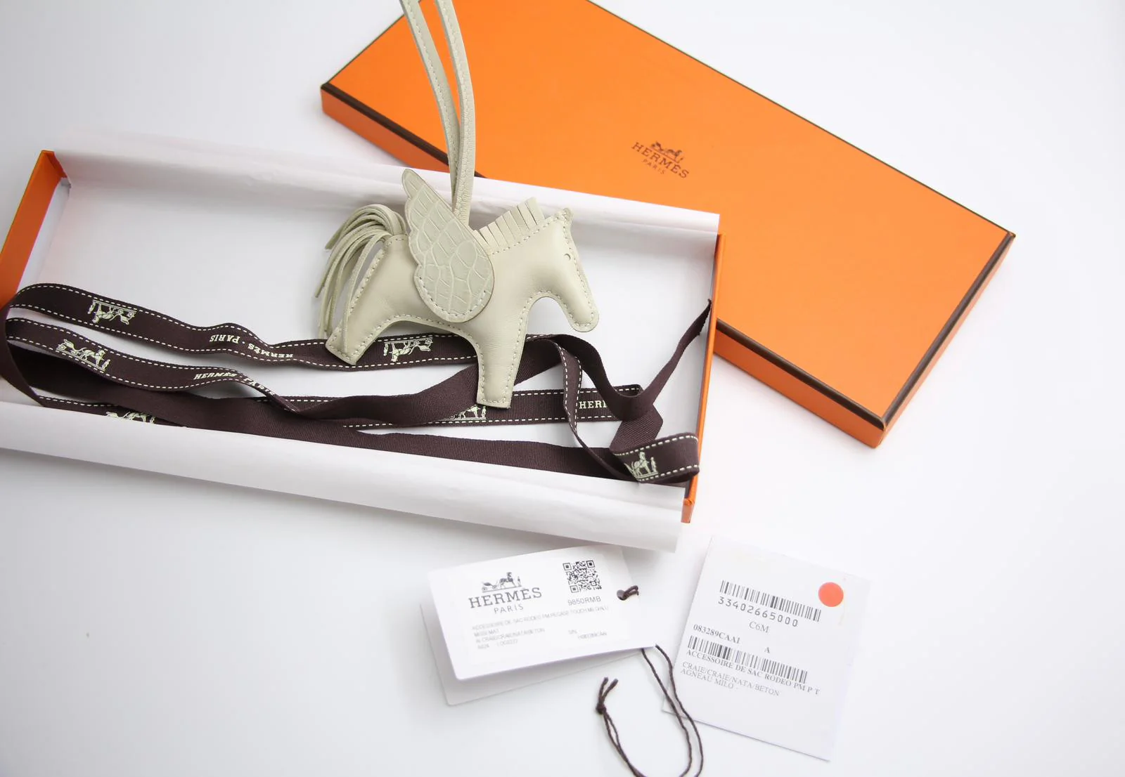 Hermès Rodeo Pm Pegase Touch Milo Alli Missi Matai Ai Craie Craie Nata - Image 8