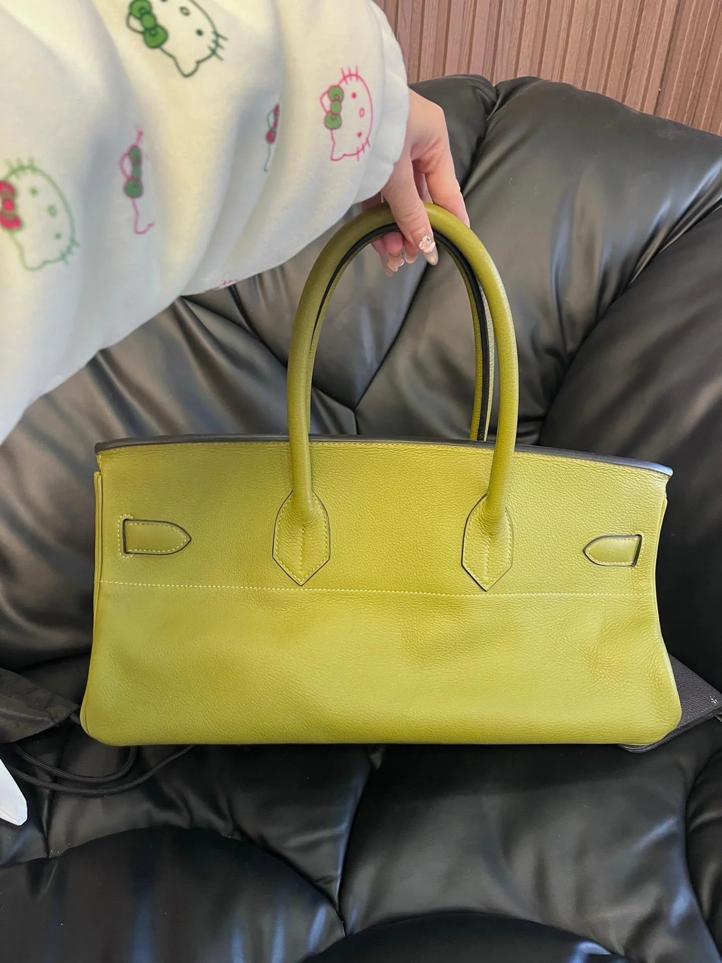 HERMES shoulder Birkin Gold hardware - Image 2
