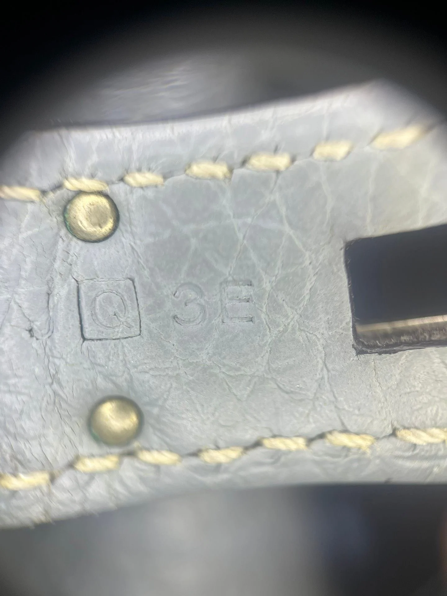Hermès so Kelly 22 Bleu Lin togo leather palladium hardware - Image 11