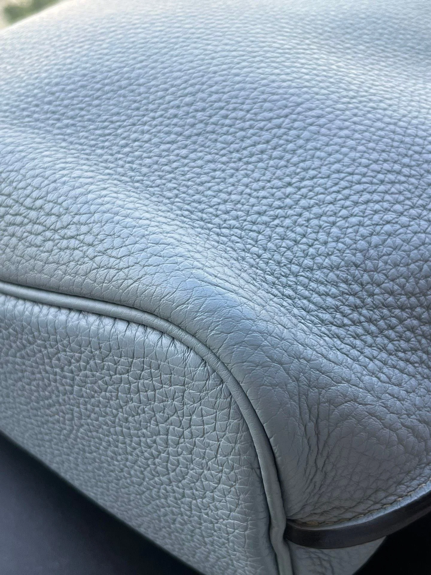 Hermès so Kelly 22 Bleu Lin togo leather palladium hardware - Image 4