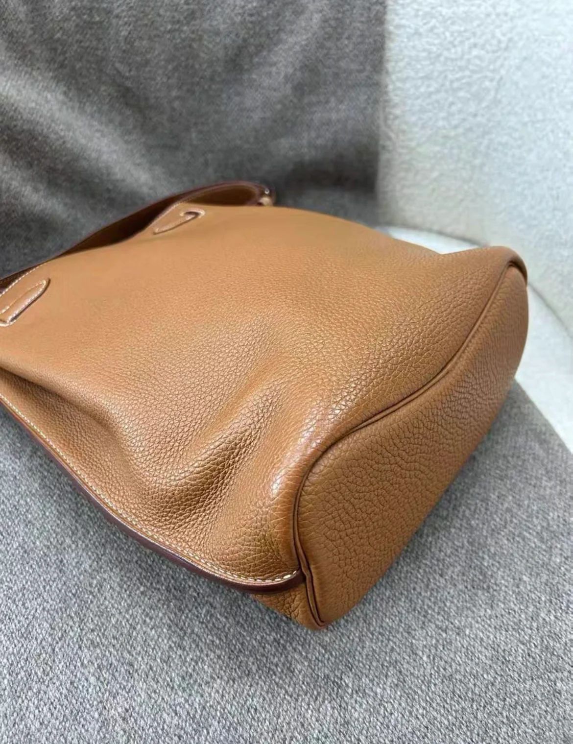 Hermes So Kelly 22 Gold Togo Leather Palladium Hardware - Image 6