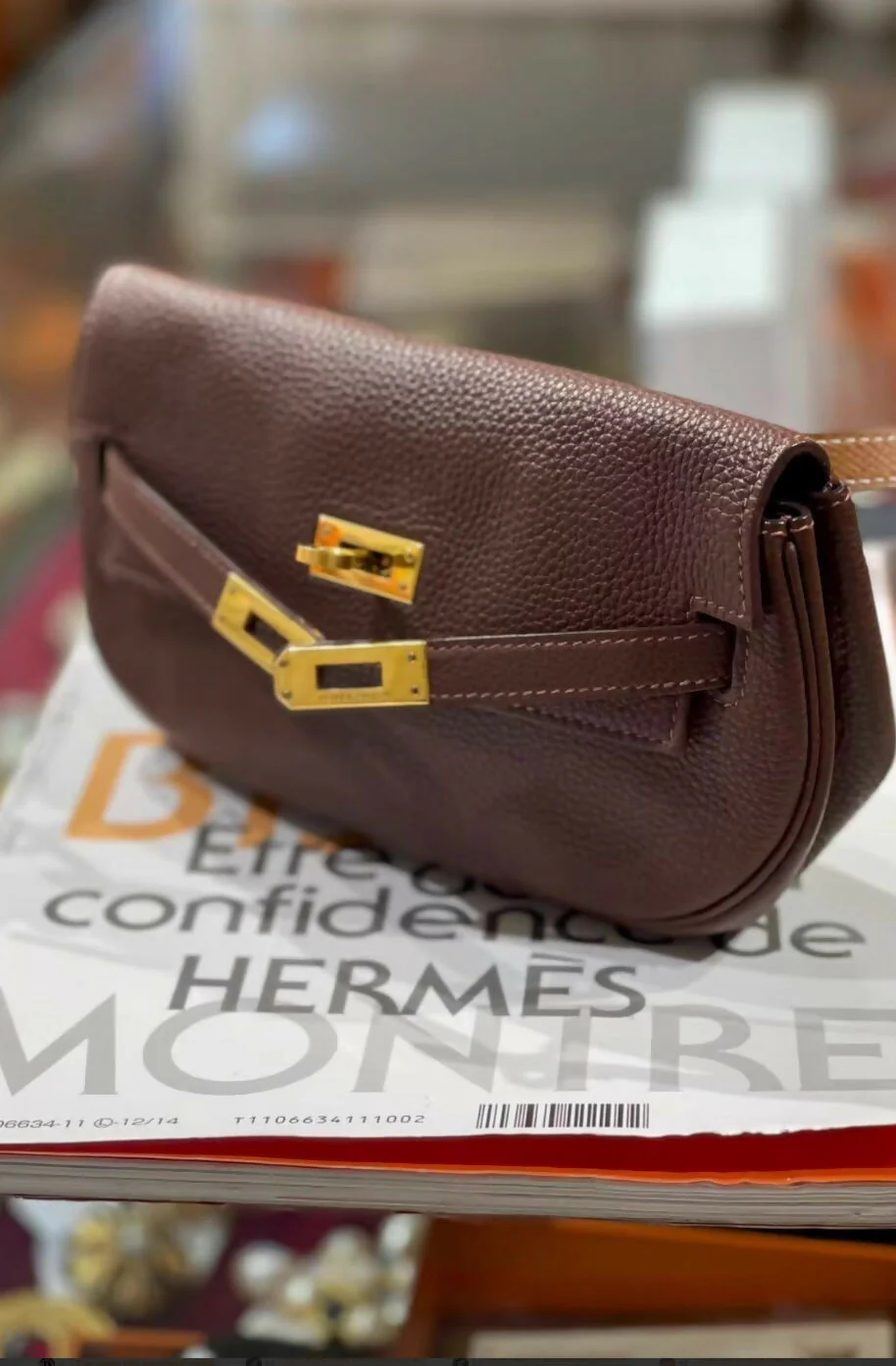 Hermès vintage brown waist bag - Image 3