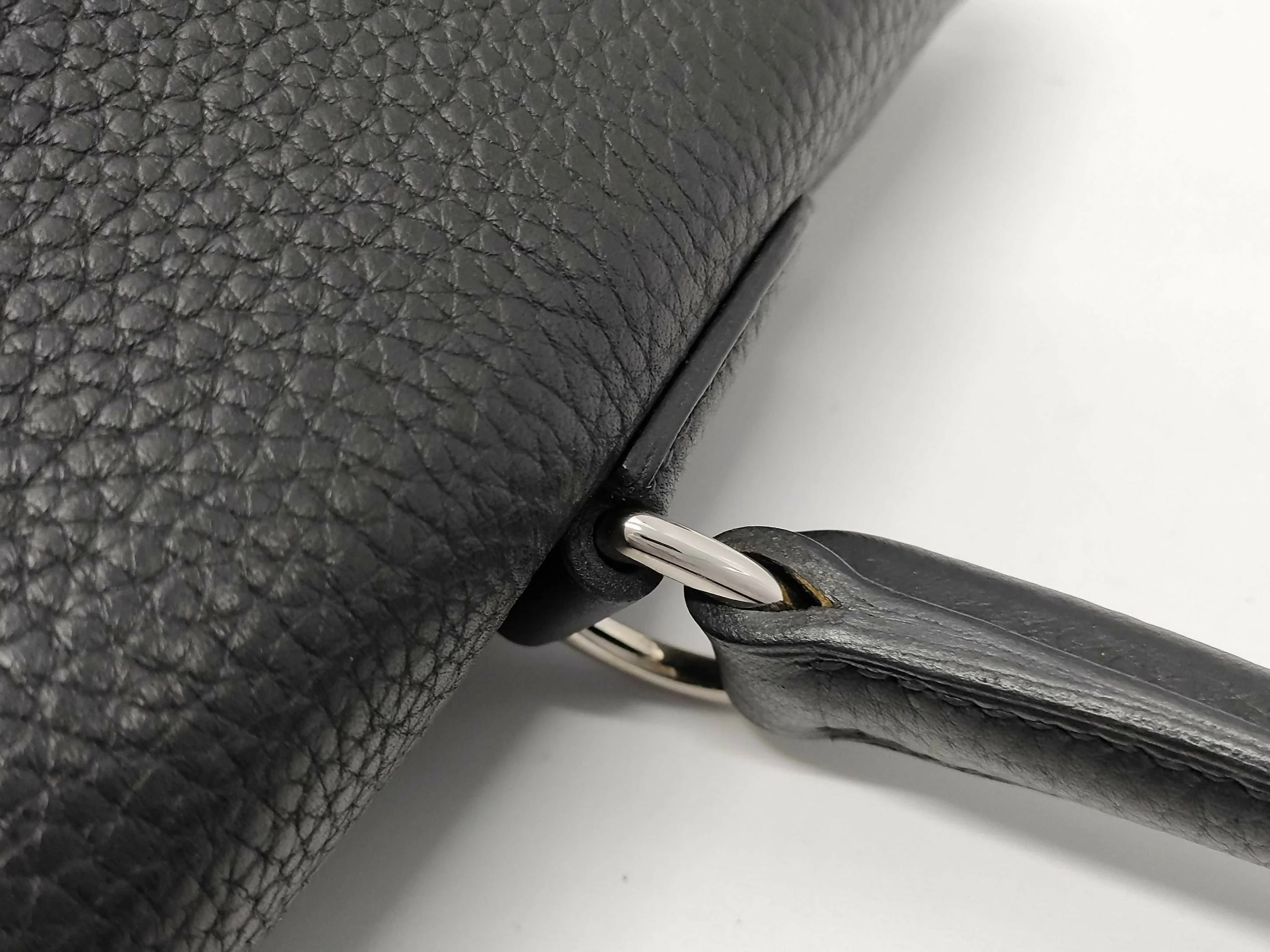 Hermes Vintage Kelly shoulder black Fringe - Image 6