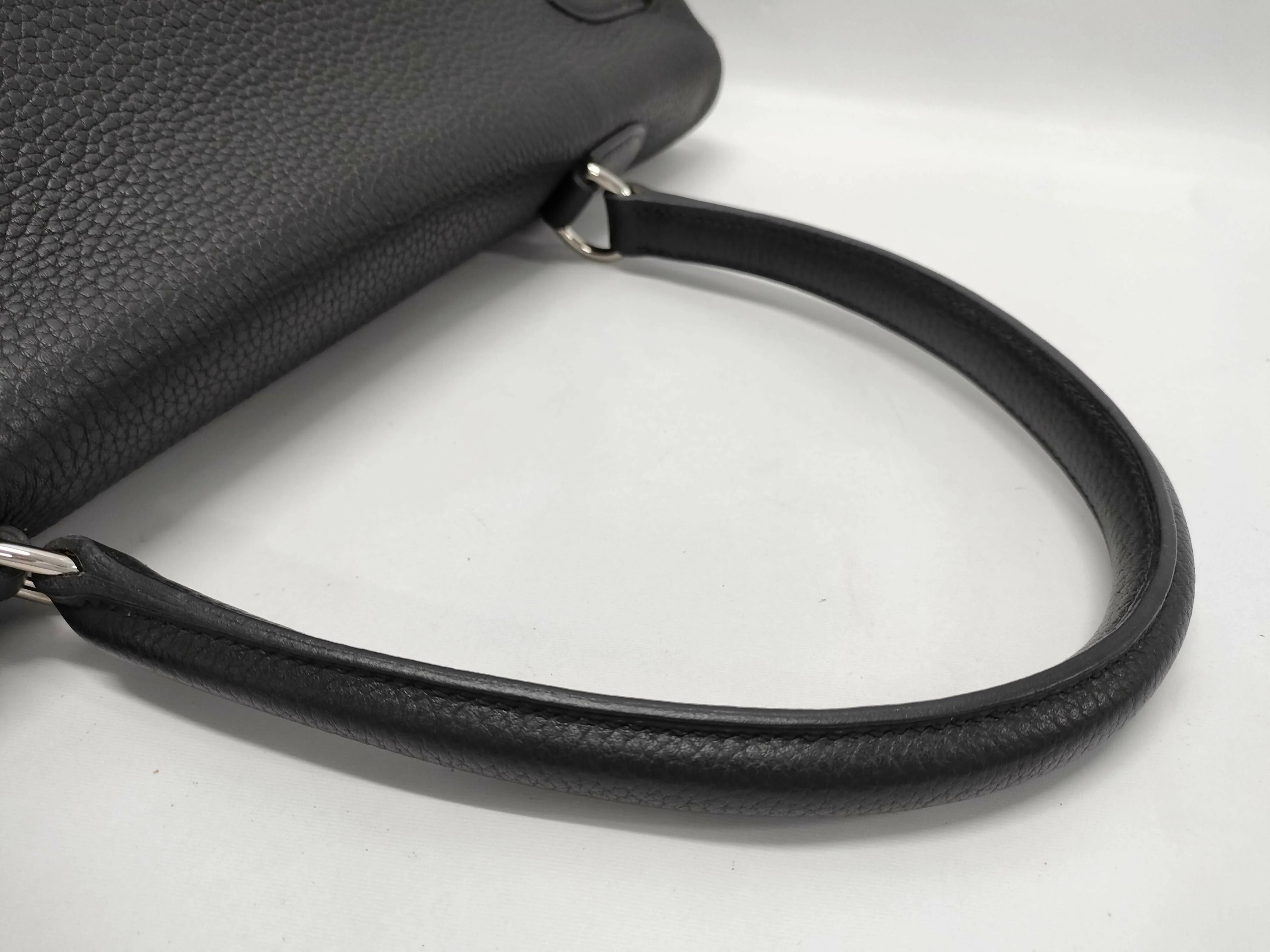 Hermes Vintage Kelly shoulder black Fringe - Image 7