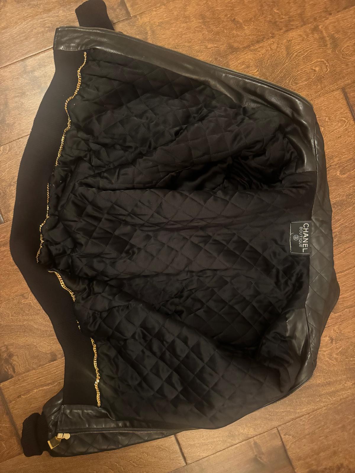 Iconic Vintage Chanel Bomber jacket - Image 12