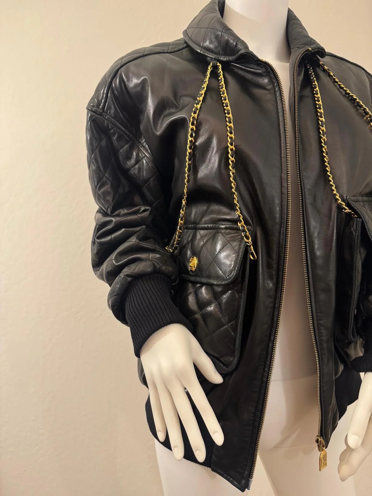 Iconic Vintage Chanel Bomber jacket - Image 2