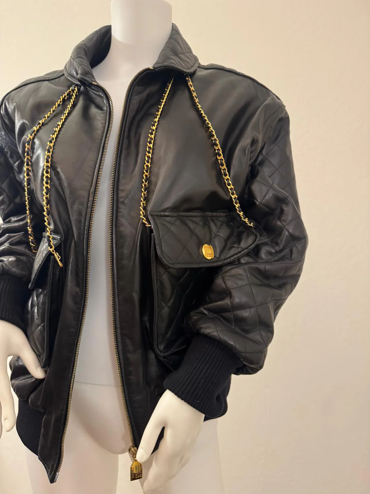 Iconic Vintage Chanel Bomber jacket - Image 3