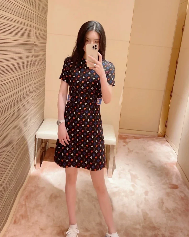 Louis Vuitton limited edition all-over logo dress - Image 3