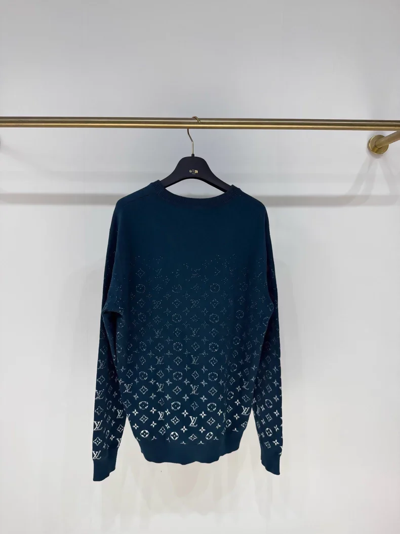 Louis Vuitton logo print knit sweatshirt - Image 3