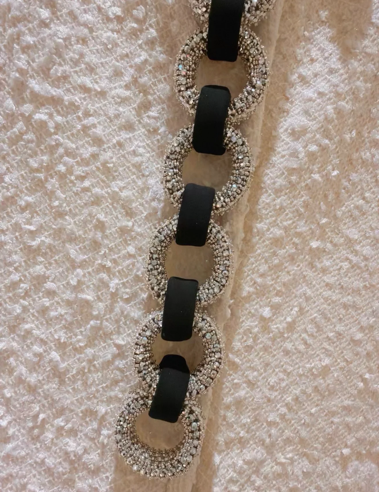 Louis Vuitton White Tweed Skirt - Image 5