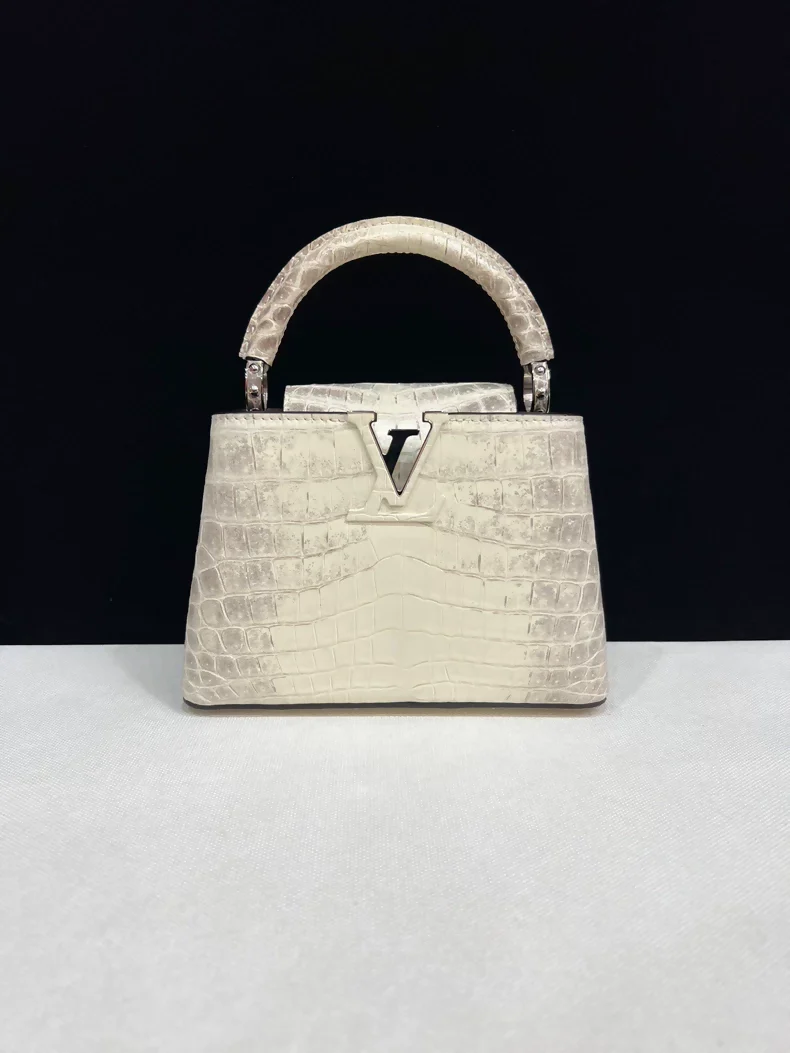 LV Louis Vuitton Capucines mini Himalayan crocodile leather - Image 2