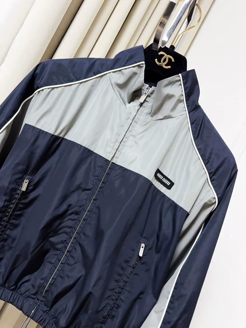 MiuMiu 25 Black and Grey Jacket - Image 3