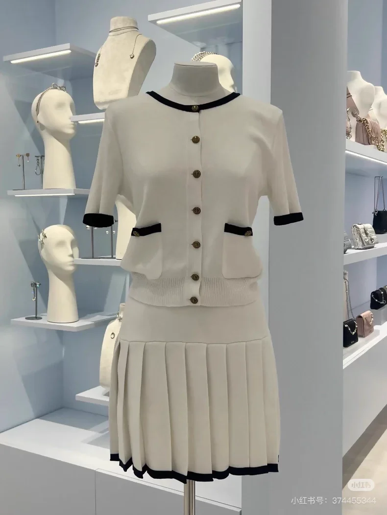 Miu Miu cardigan and skirt set - Image 3