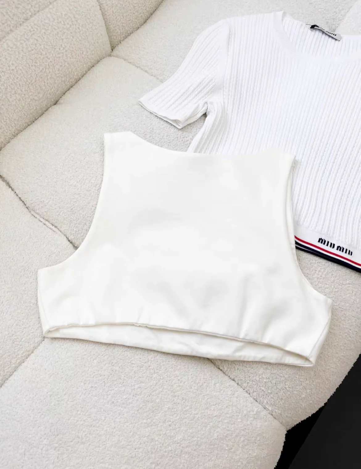 Miu Miu cropped top size 36 - Image 3