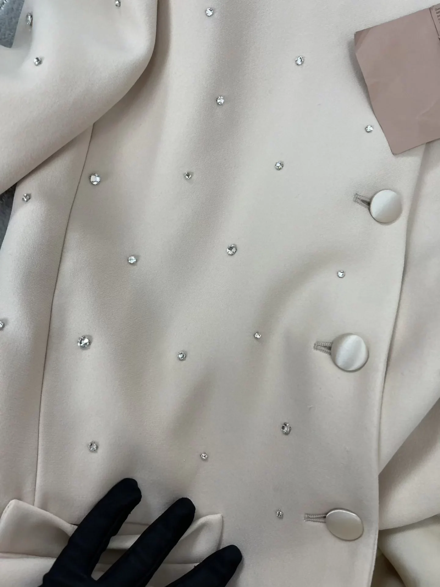 Miu Miu rhinestone-studded jacket - Image 3