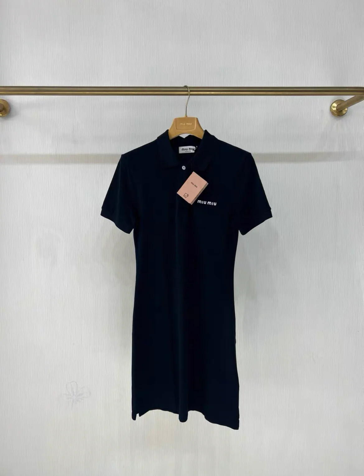 Miumiu 24 navy blue polo dress size XS