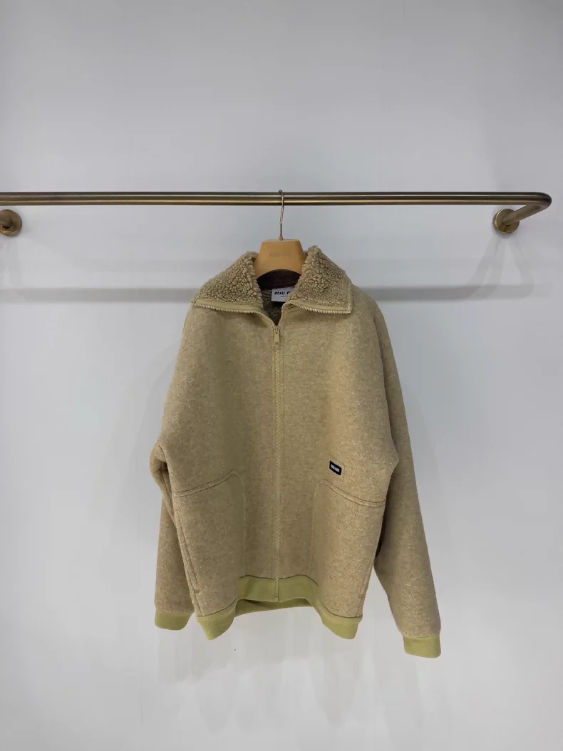 Miu miu Fall/Winter 2025 Teddy shearling Coat