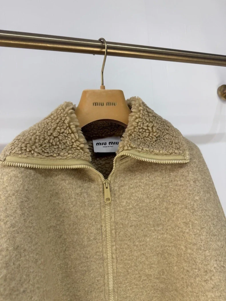 Miu miu Fall/Winter 2025 Teddy shearling Coat - Image 2