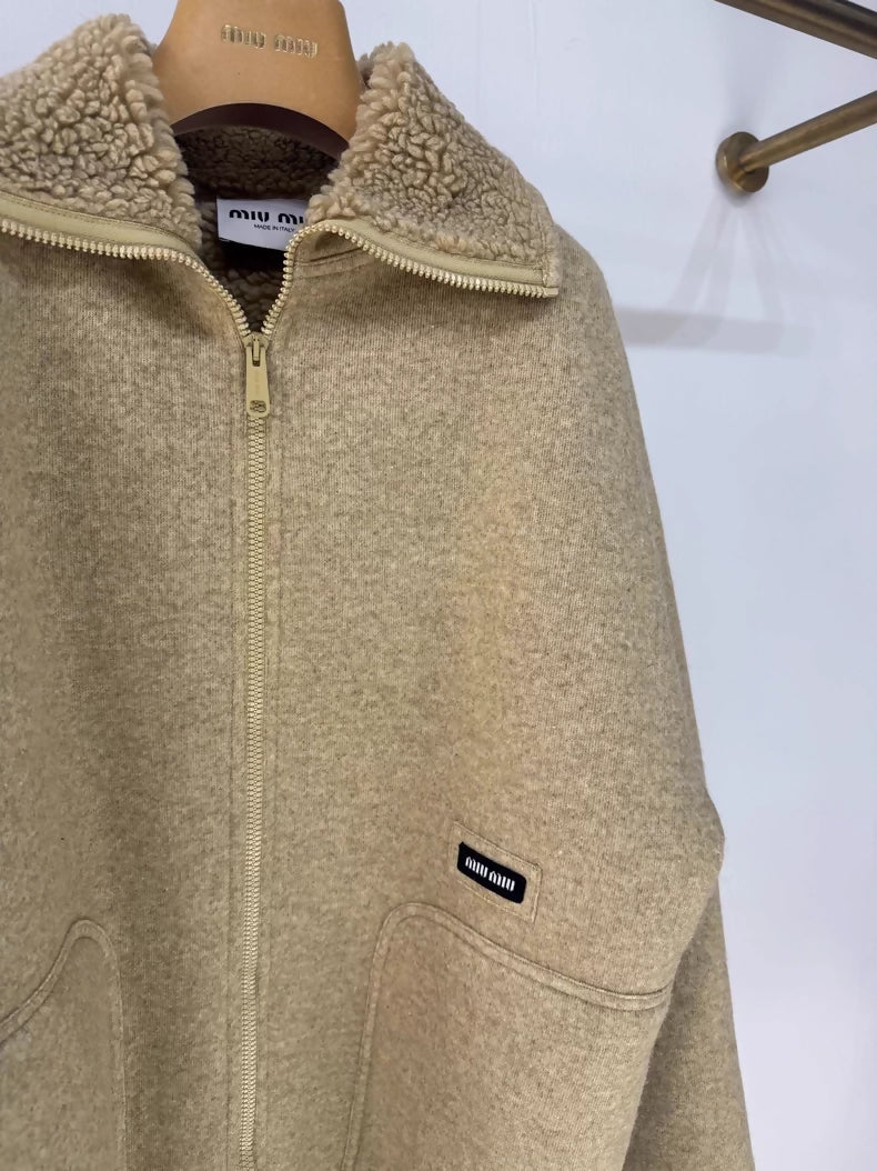 Miu miu Fall/Winter 2025 Teddy shearling Coat - Image 3