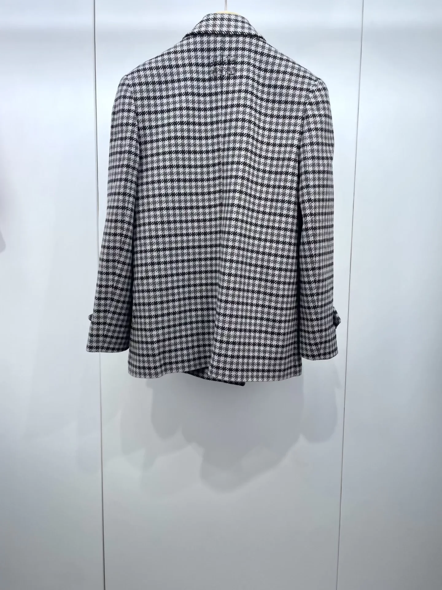 MIU MIU wool plaid suit jacket - Image 2