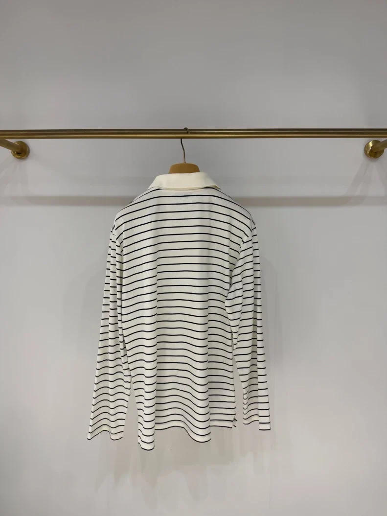 Miu miu striped polo top - Image 3