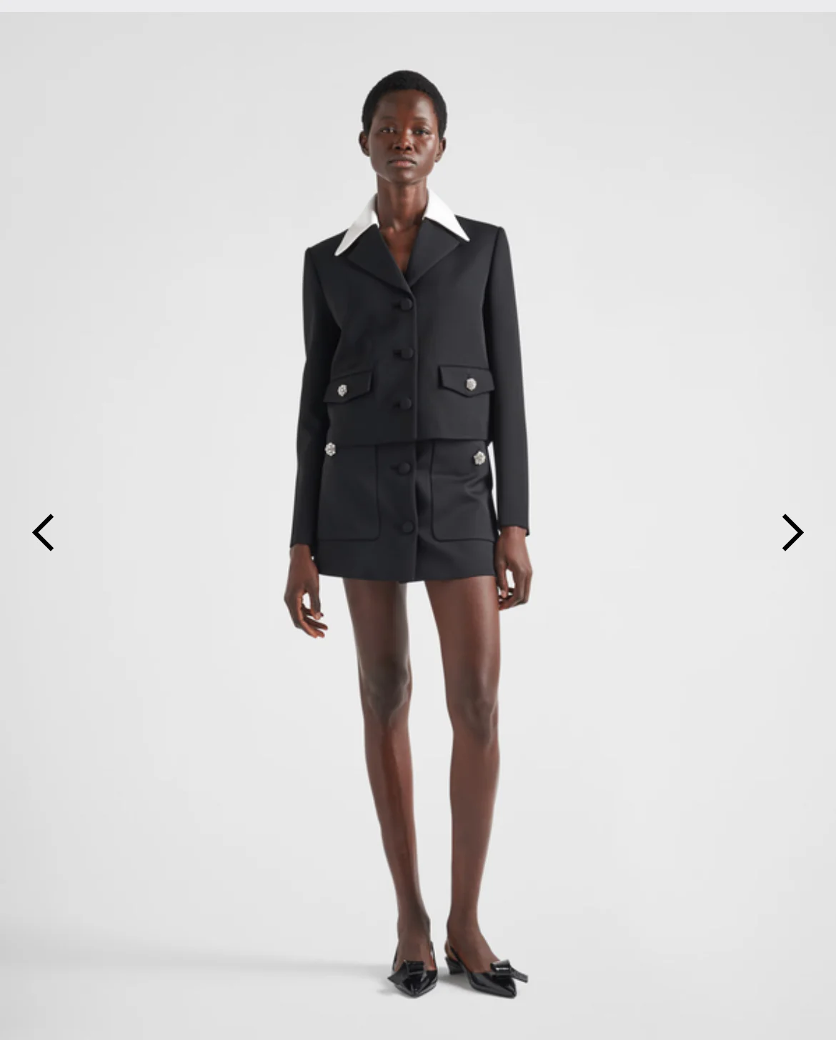 Prada 24SS Wool satin miniskirt size 38 - Image 5