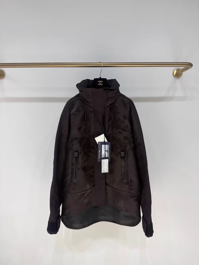 Prada Fall/Winter 2024 runway style oversized trench coat