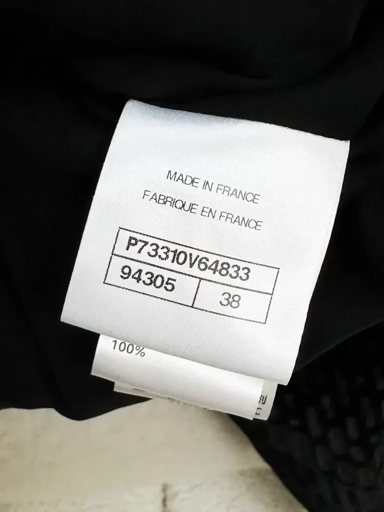 Chanel 22B black velvet & light blue jacket - Image 6