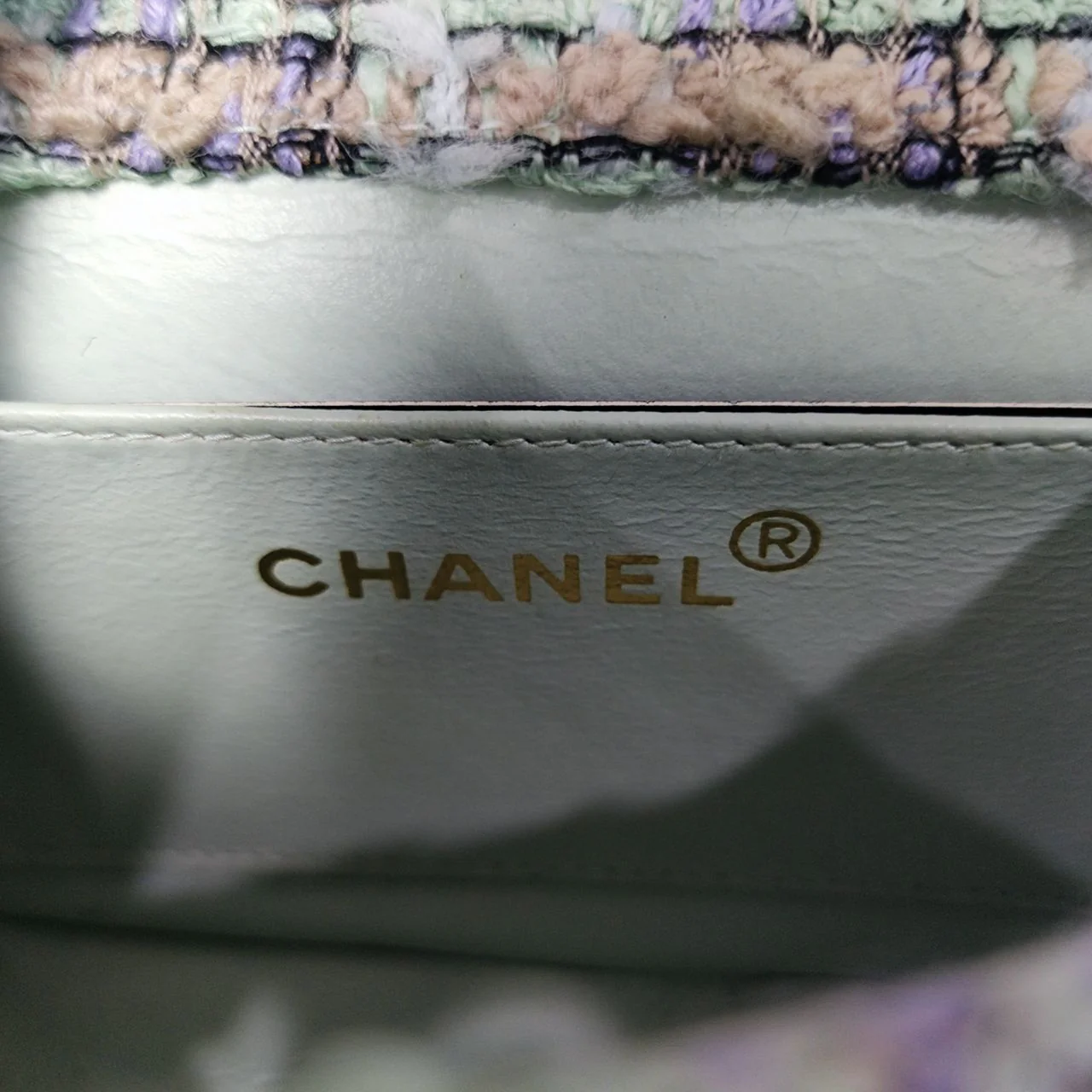 Rare CHANEL 1992 tweed Classic Flap two-in-one handbag set Collectors item - Image 4