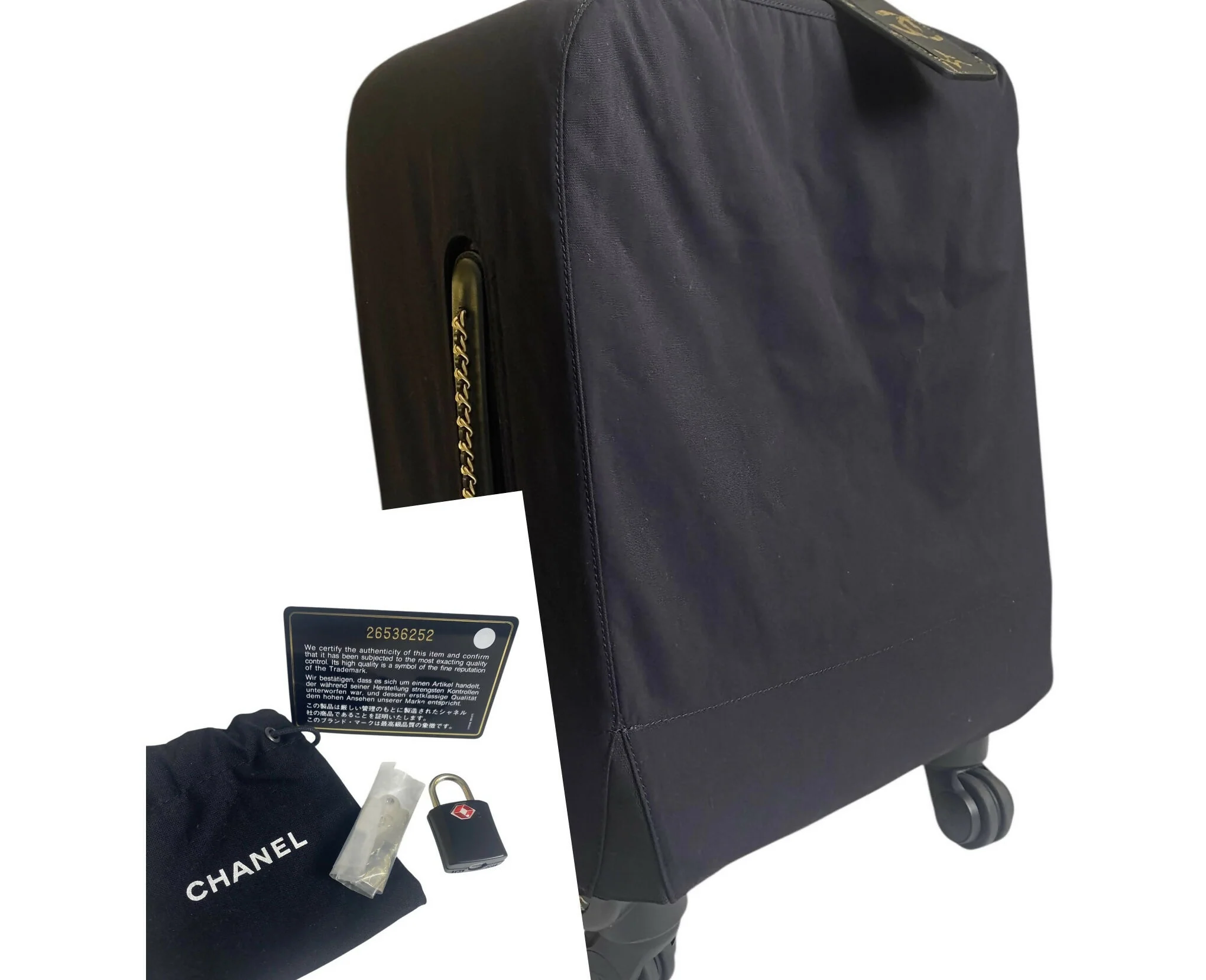 Rare Chanel 19A Paris New York Egypt Graffiti Trolley Travel Bag Carry On Luggage - Image 10