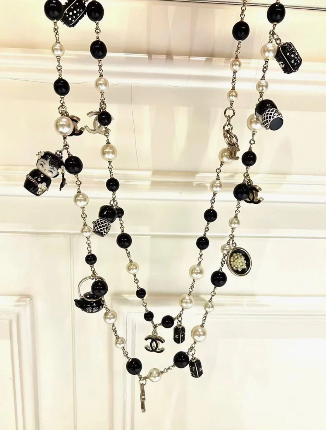 Rare* Chanel 2009 Fall Paris-Moscow Matryoshka Doll Moscow chain belt and Necklace - Image 2