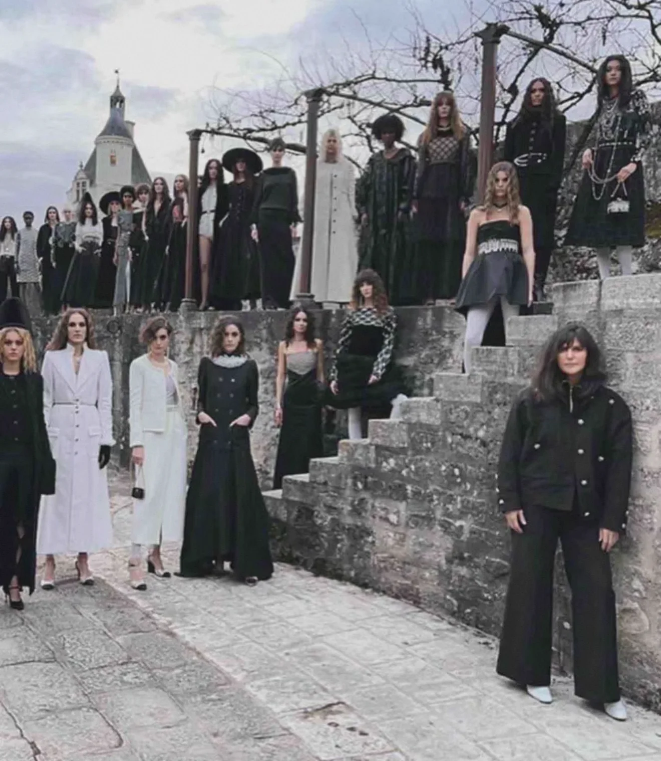 Rare Chanel 2021 Black Long Coat/Dress 36 - Image 2
