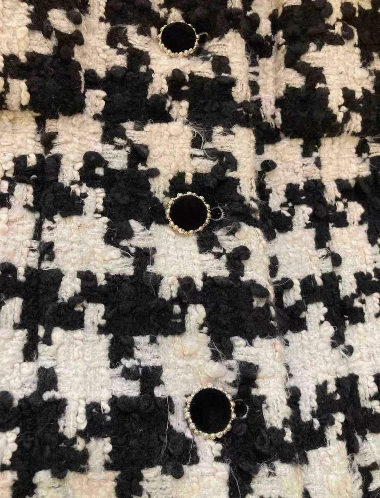 Rare Chanel 2021 Black & White Long Coat/Dress 40 - Image 5